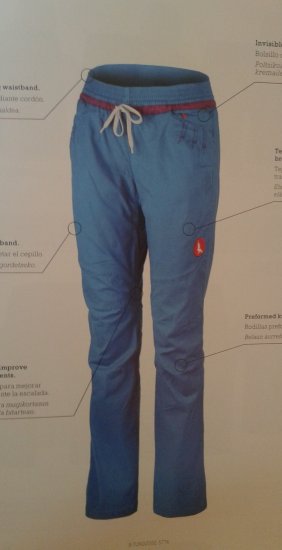 Ternua Pantalón Krebur Black Negro Cordura Hombre